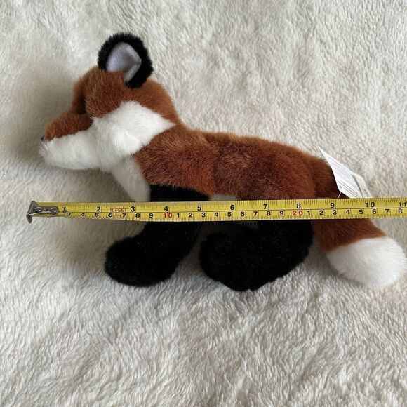 Douglas Cuddle Toys Bushy Red Fox 10” Realistic Plush With Tags - Picture 5 of 5